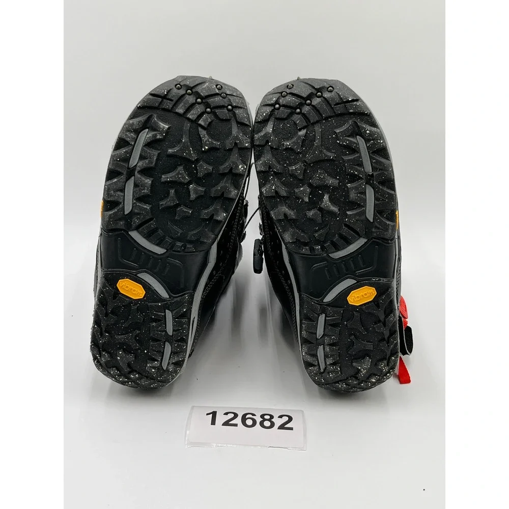 Burton Driver X Snowboard Boots Mens 9 Black Gray Traditional Lace UP Winter